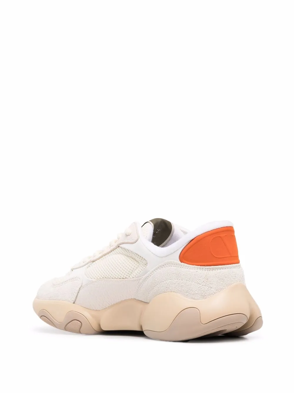 Shop Valentino Bubbleback Low-top Sneakers In Nude