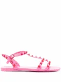 Valentino Garavani Rockstud cage flat sandals - Pink