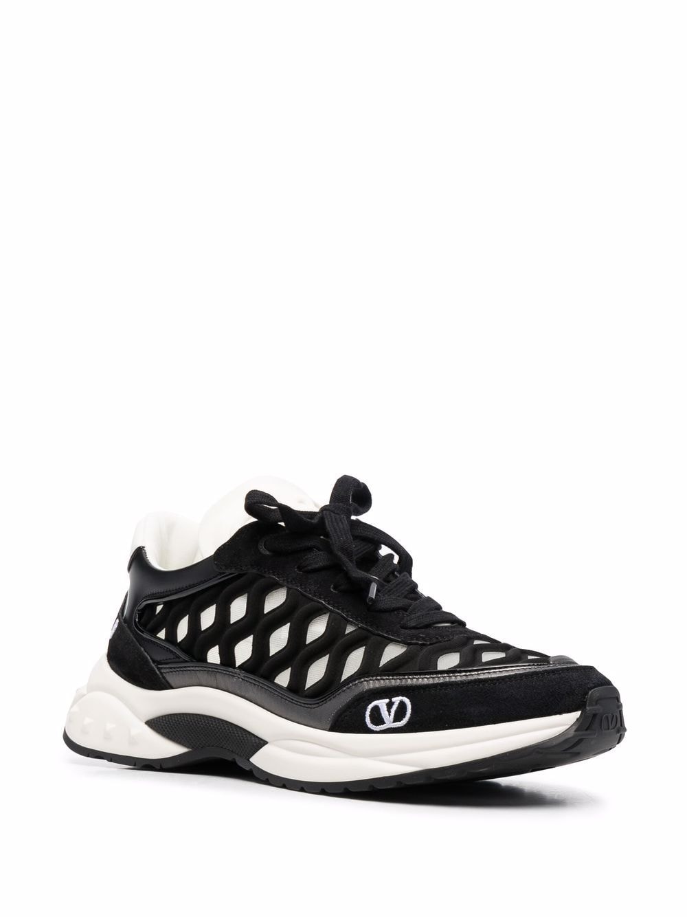 Valentino Garavani Ready Go Runner low-top sneakers - Zwart