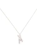 LOVENESS LEE A alphabet pendant necklace - Silver