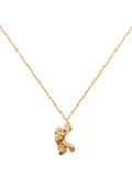 LOVENESS LEE K alphabet-charm necklace - Gold