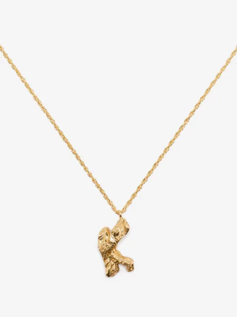 LOVENESS LEE K alphabet-charm necklace