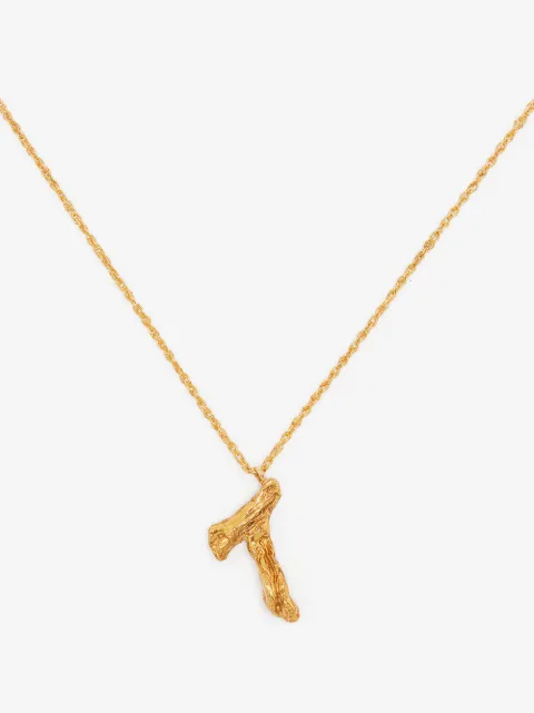 LOVENESS LEE T alphabet pendant necklace