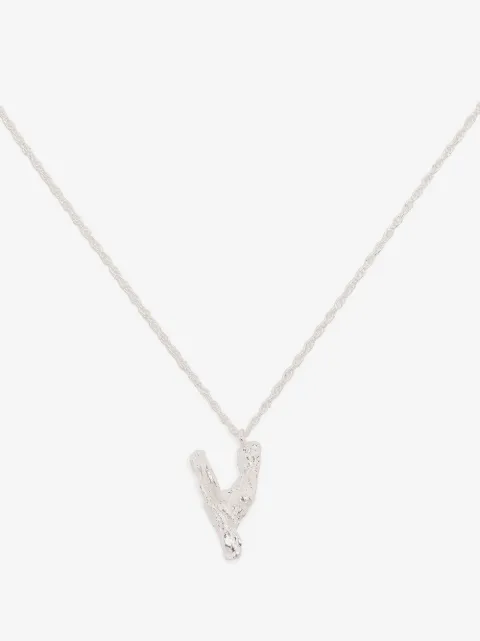 LOVENESS LEE Y alphabet pendant necklace