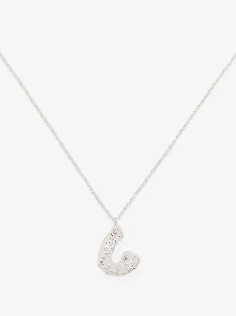 LOVENESS LEE C alphabet pendant necklace