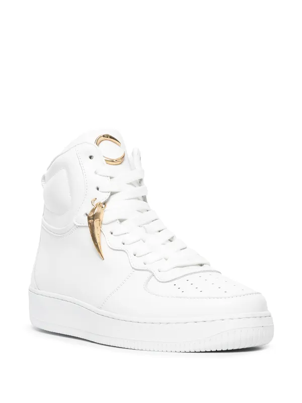 roberto cavalli mens high top sneakers