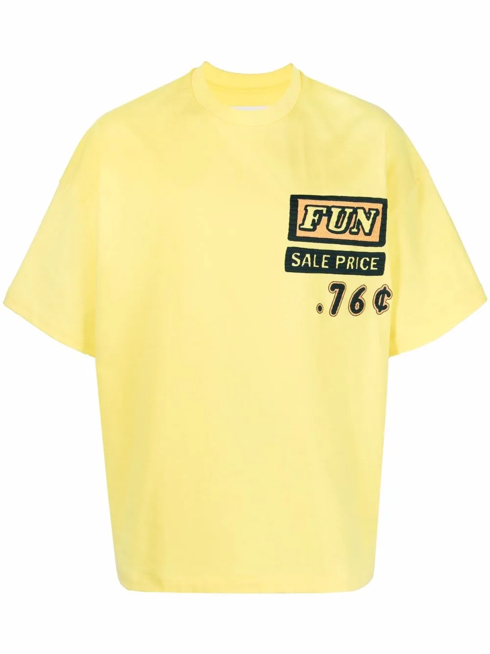 

Jil Sander playera con eslogan estampado - Amarillo