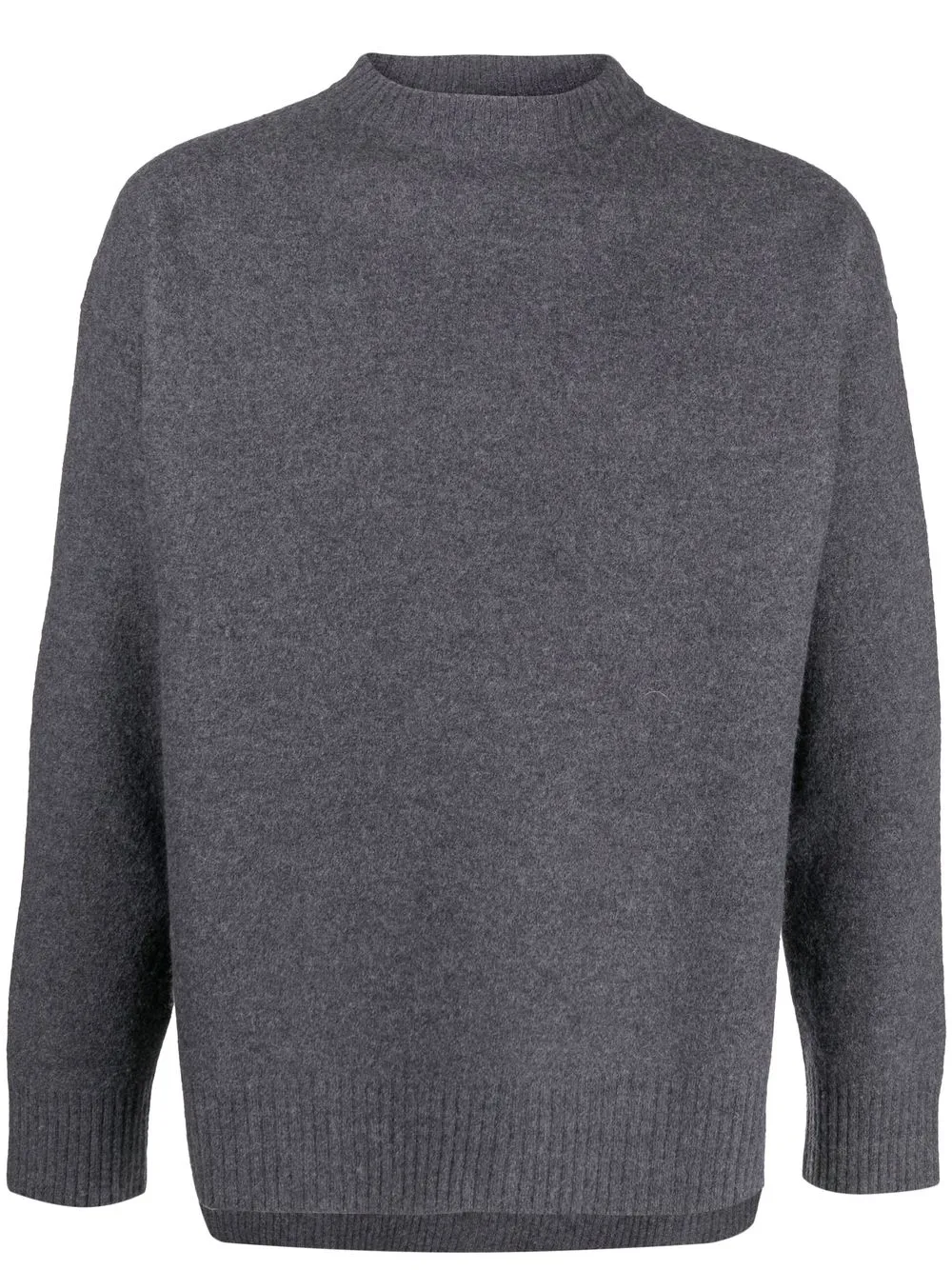 

Jil Sander suéter tejido con cuello redondo - Gris