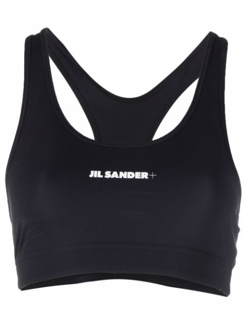 Jil Sander logo-print sports bra