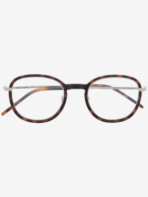 Saint Laurent Eyewear tortoiseshell-frame glasses