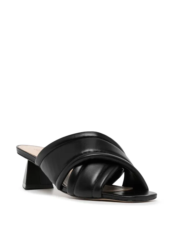 Schutz crossover-strap Mules - Black