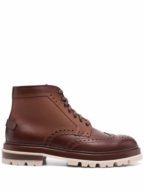 Breakout brogue ankle boots