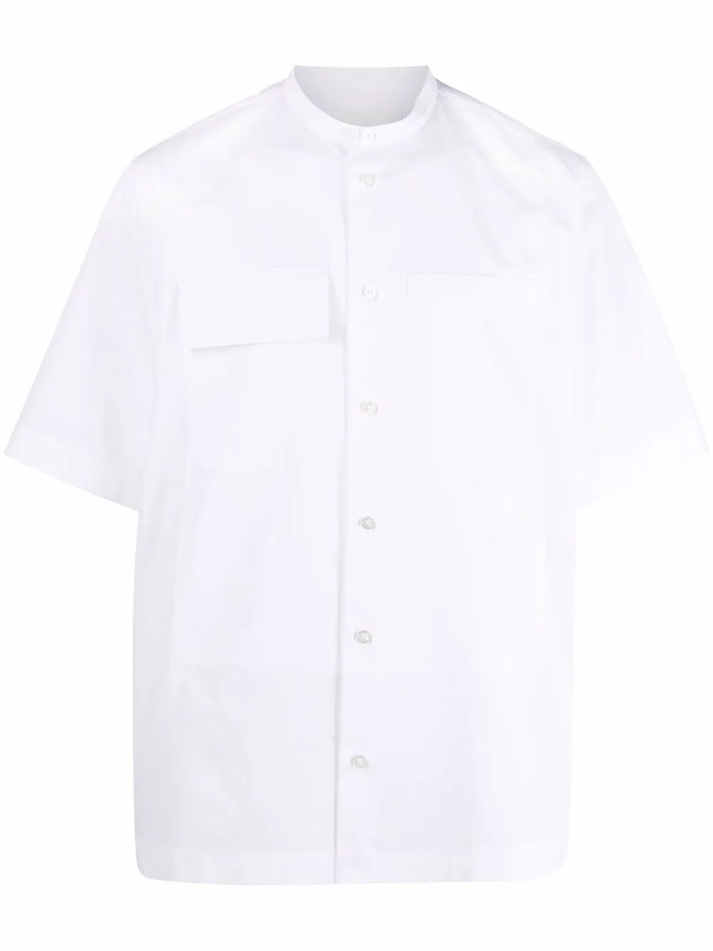 

Jil Sander camisa ajustada con botones - Blanco