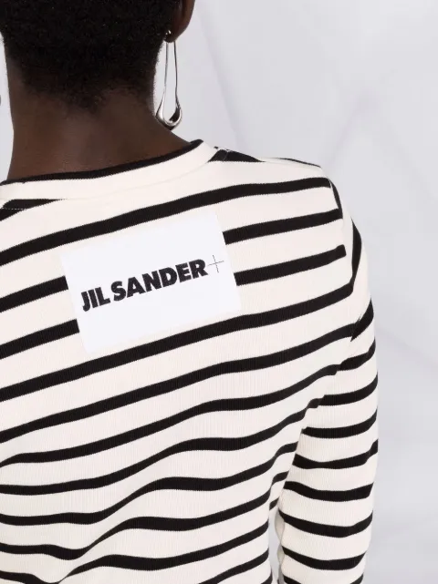 Jil Sander Striped long-sleeve T-shirt 