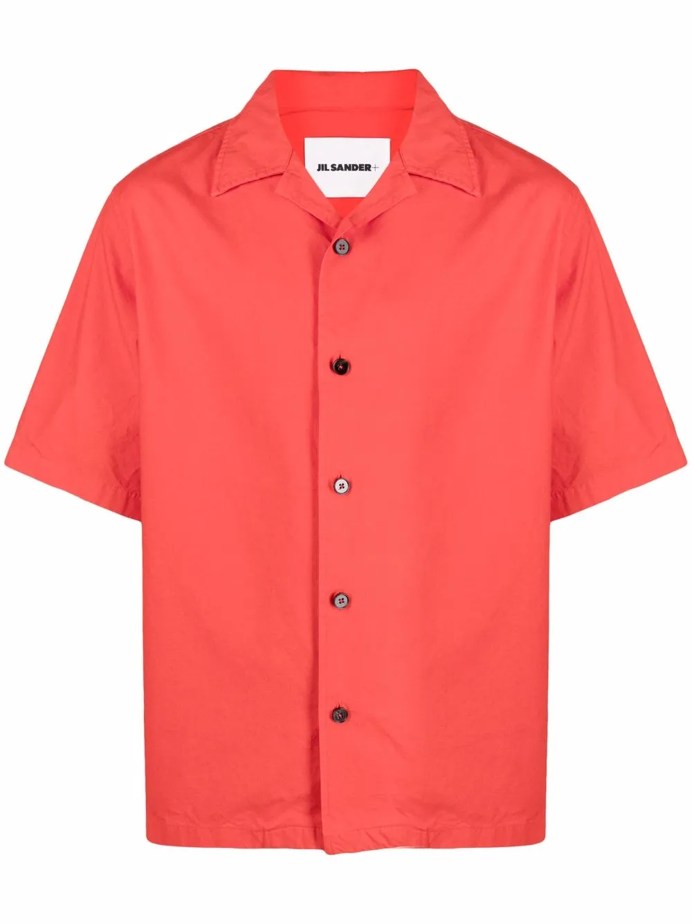 

Jil Sander camisa manga corta con botones - Rojo