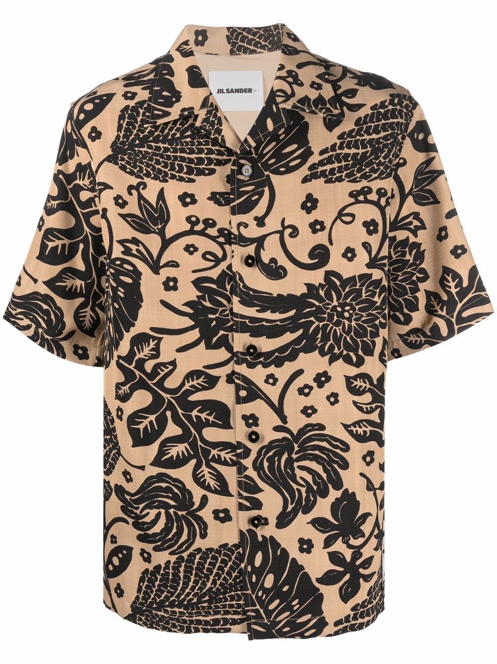 Jil Sander leaf-print Cotton Shirt - Farfetch