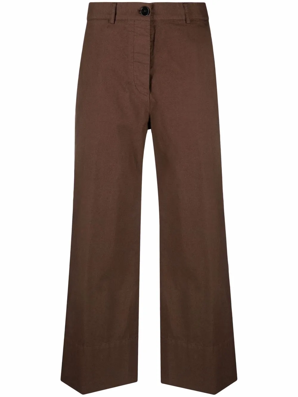 

Jil Sander pantalones chino anchos - Marrón