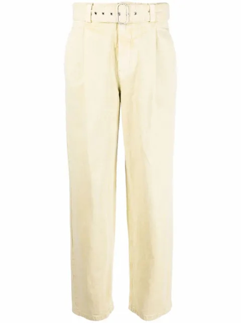 Jil Sander pantalones lisos con pinzas