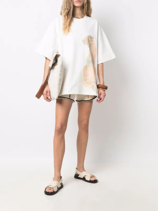 Jil Sander tiger-print T-shirt - Farfetch Jil Sander tiger-print T-shirt - Farfetch