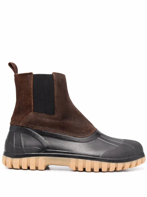 Diemme panelled platform boots