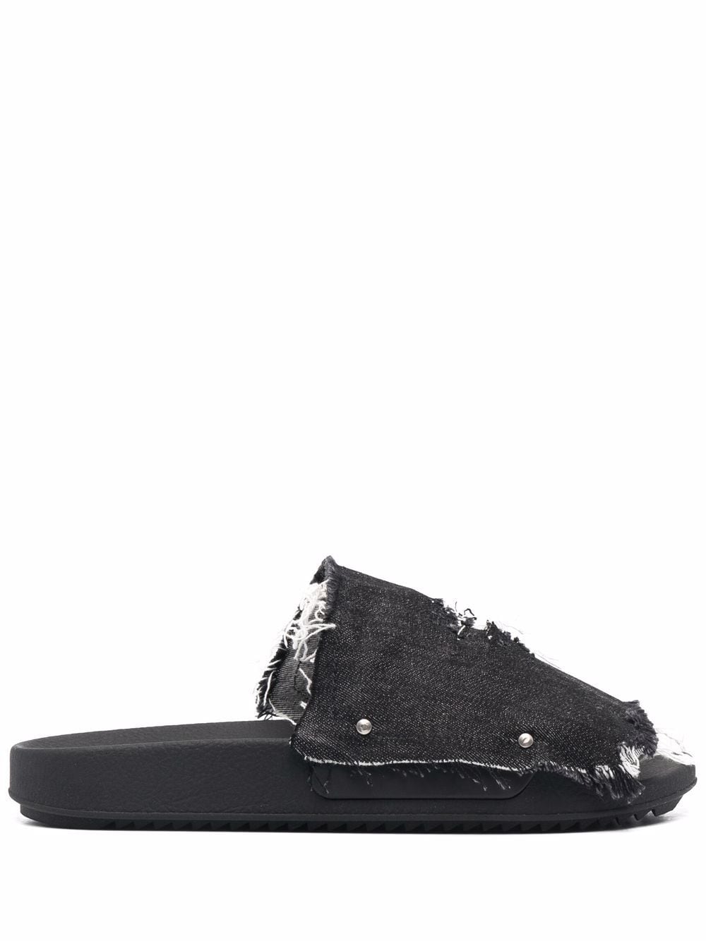 Rick Owens DRKSHDW frayed-detail Slides - Farfetch