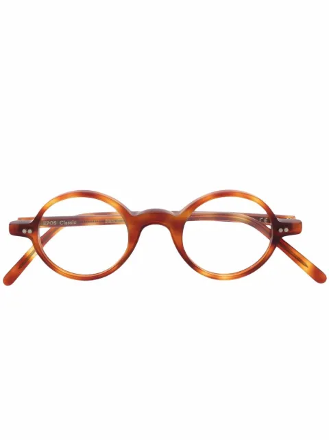 Epos round-frame tortoiseshell glasses