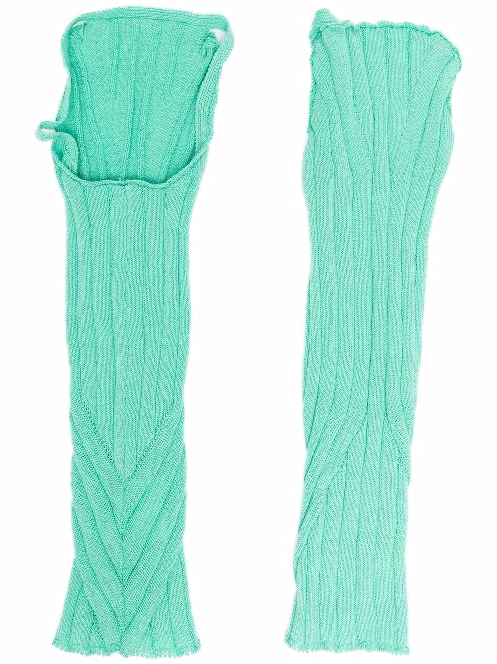 Kiko Kostadinov Harkman rib-knit Arm Warmers - Farfetch