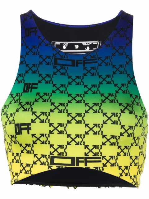 Off-White bra deportivo con monograma