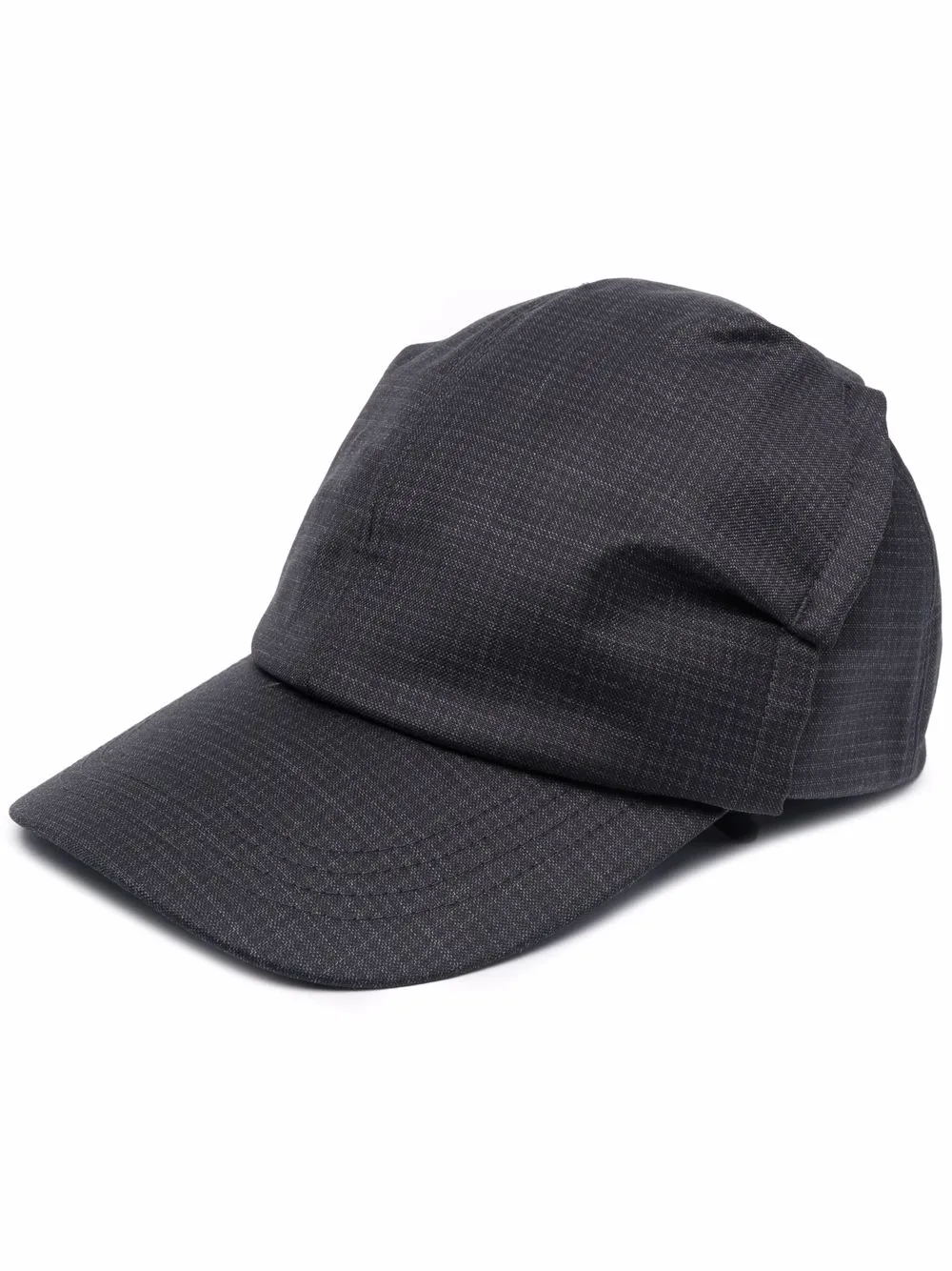 

Ader Error gorra con paneles y estampado a cuadros - Gris