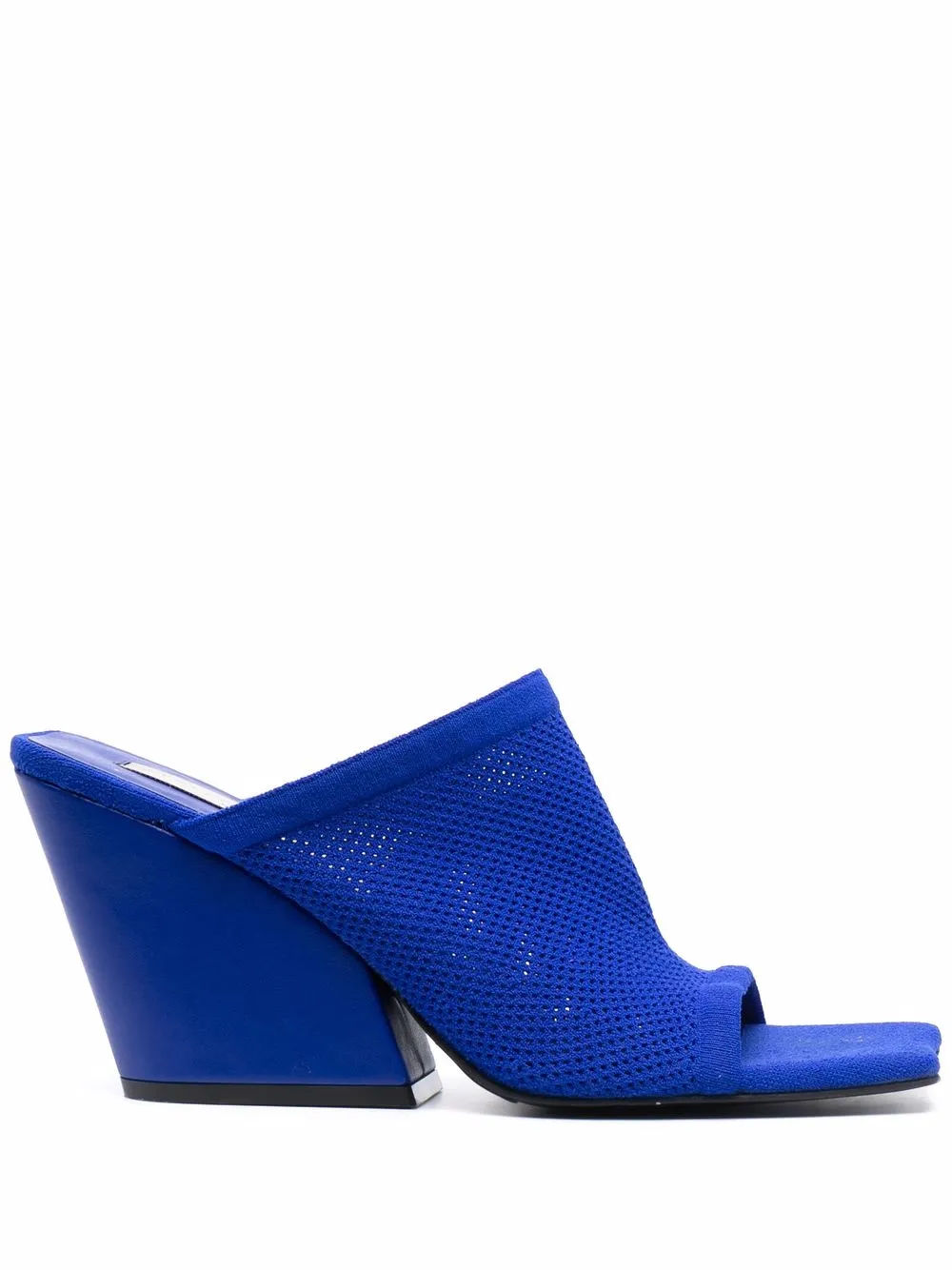 

Stella McCartney mules con puntera cuadrada - Azul