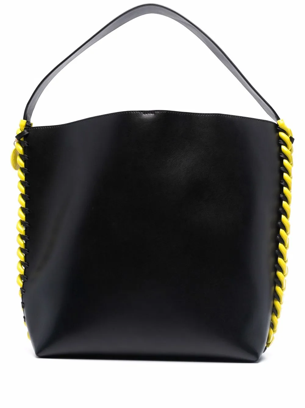 

Stella McCartney tote con detalle de cadena - Negro