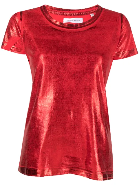 Madison.Maison metallic Lamina T-shirt