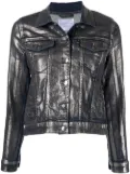 Madison.Maison metallic denim jacket - Silver