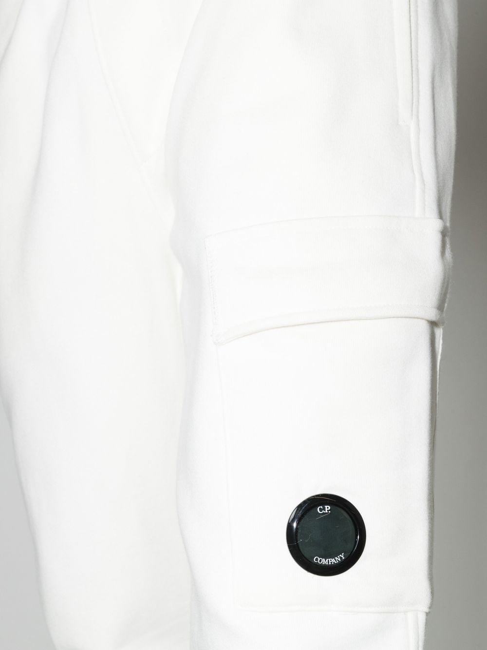 Shop C.p. Company Lens-pocket Track Pants In White