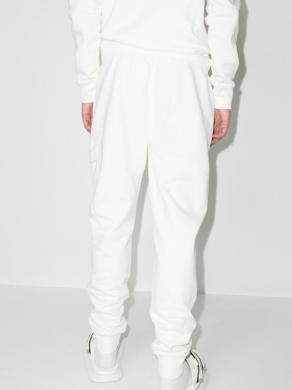 Shop C.p. Company Lens-pocket Track Pants In White