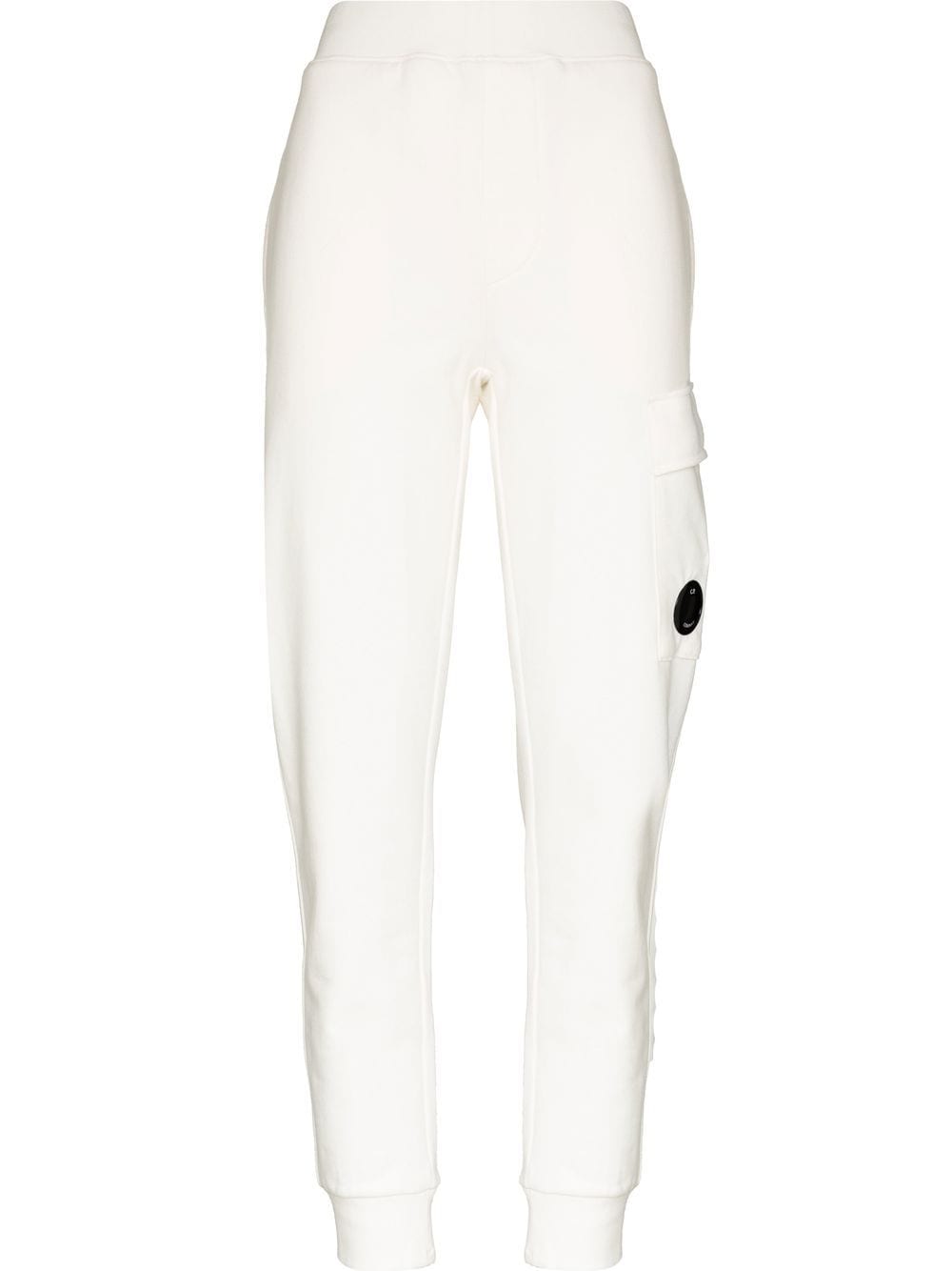 Shop C.p. Company Lens-pocket Track Pants In White