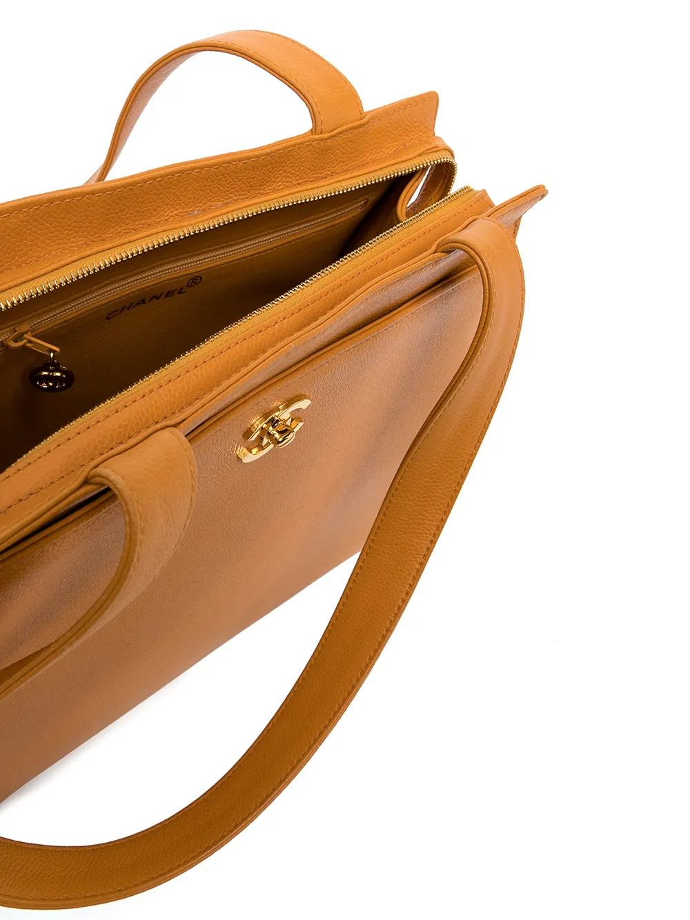 фото Chanel pre-owned сумка-тоут 1998-го года с логотипом cc