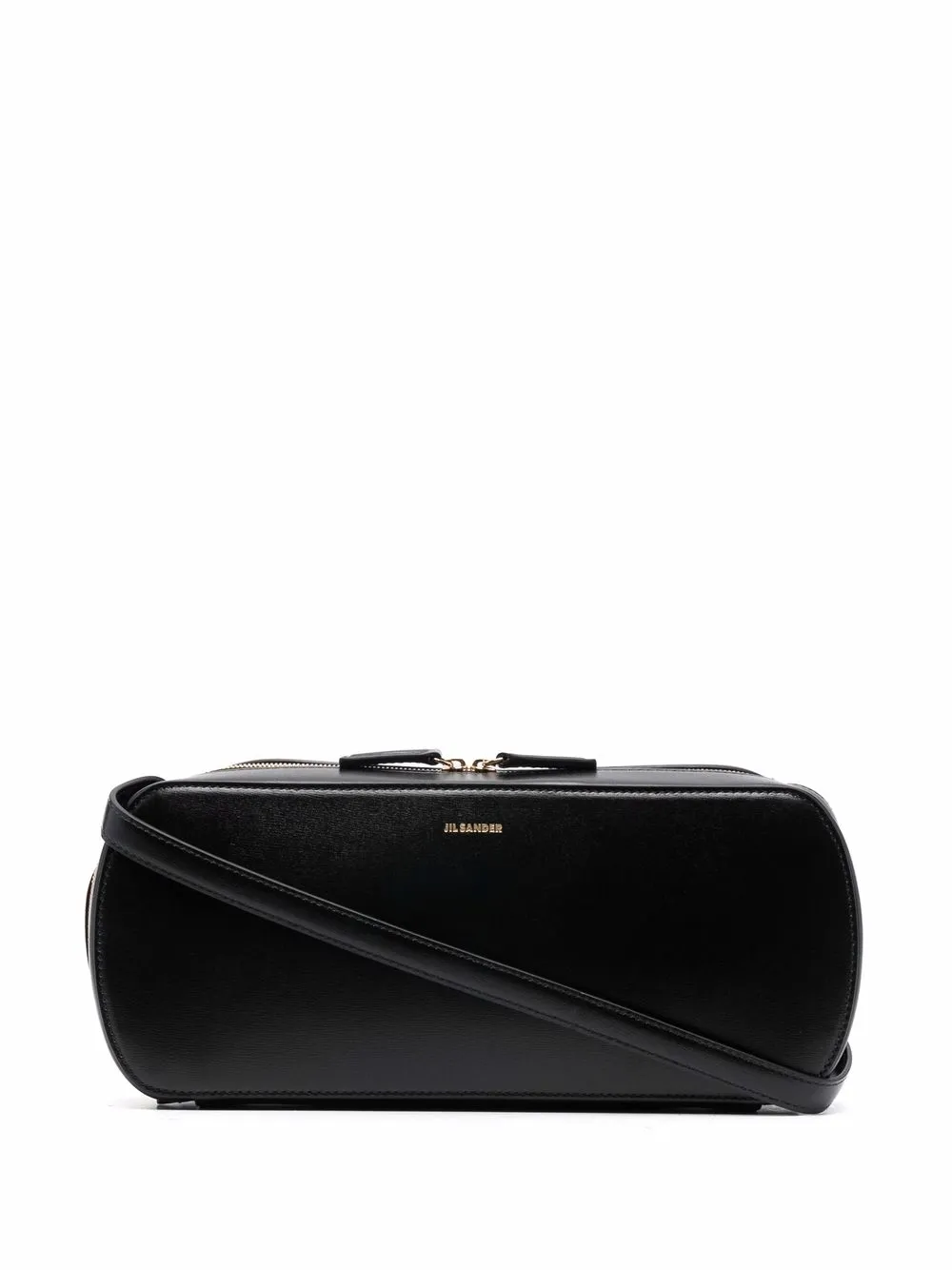 

Jil Sander bolsa de hombro con esquinas curveadas - Negro