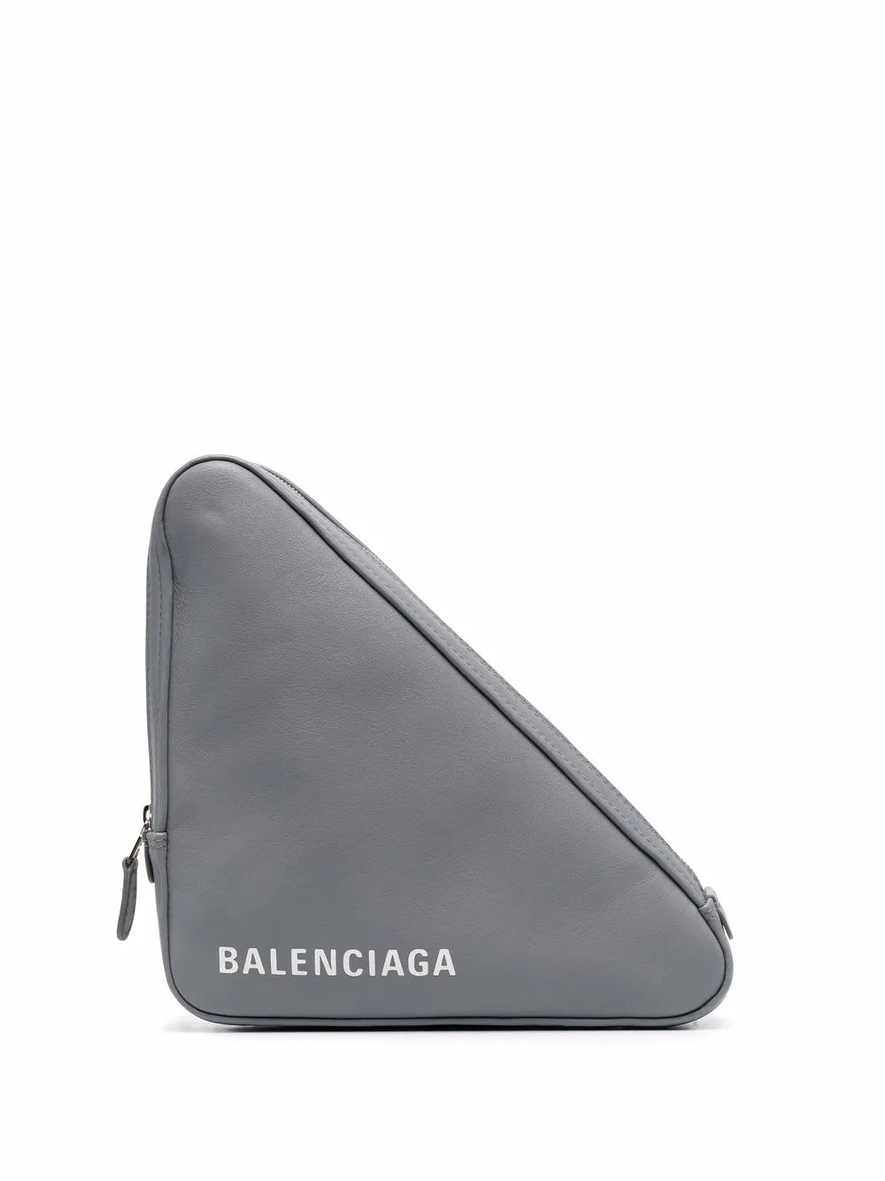 фото Balenciaga pre-owned 2000s logo-print triangle clutch bag