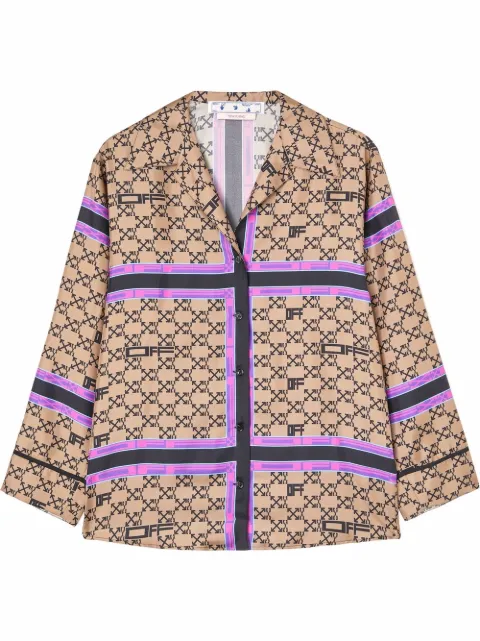 Off-White Arrows-motif pajama-style shirt