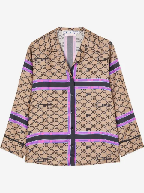Off-White Arrows-motif pajama-style shirt