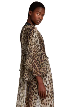 Leopard-Print Kaftan | Roberto Cavalli 