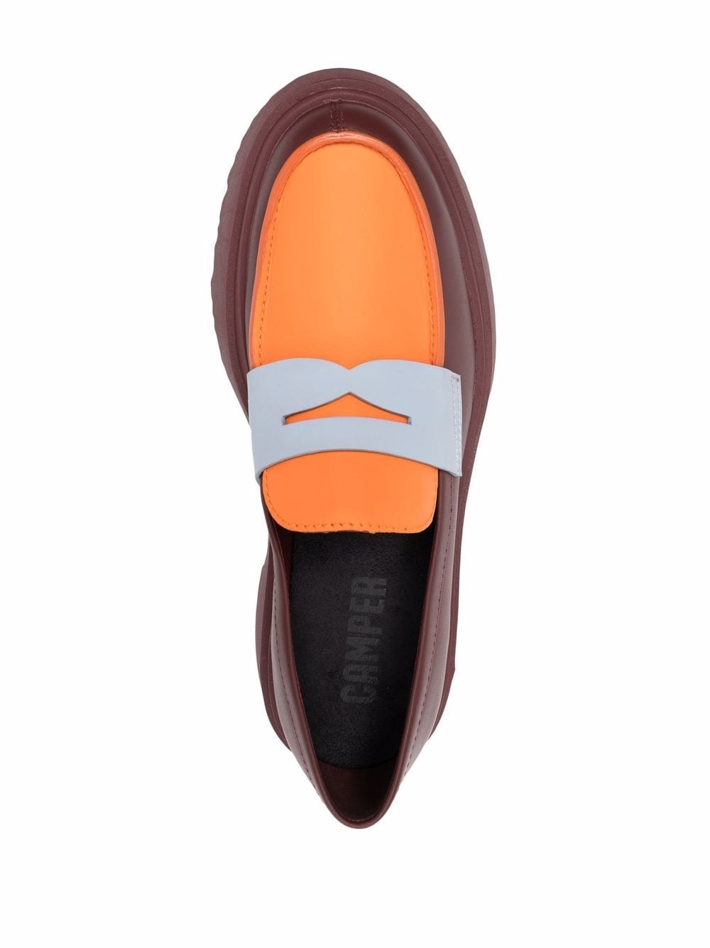Camper Walden Leather Loafers In White | ModeSens