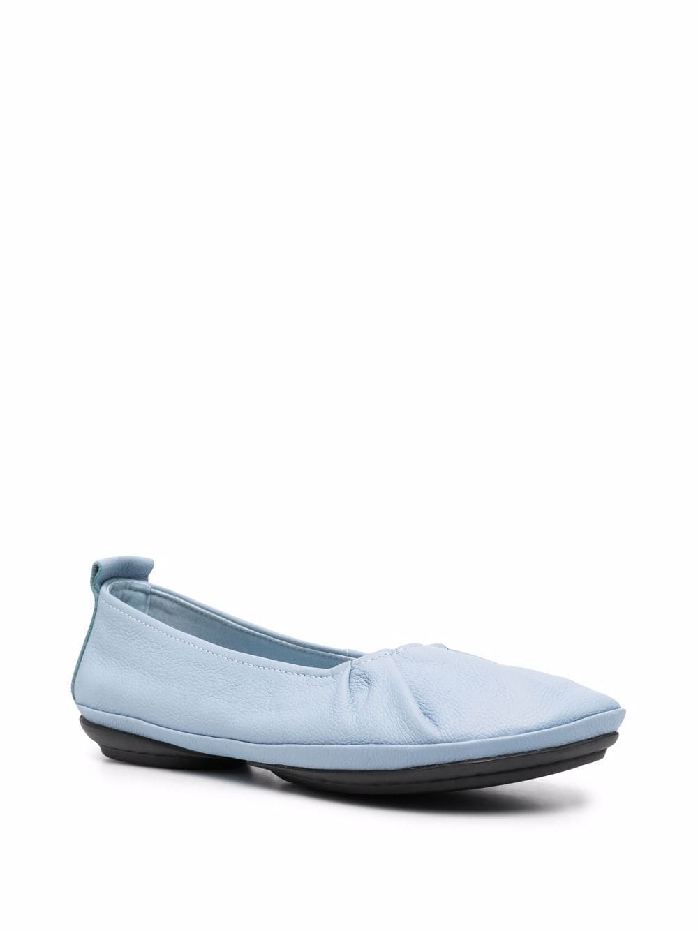 Camper Nina leren ballerina's - Blauw