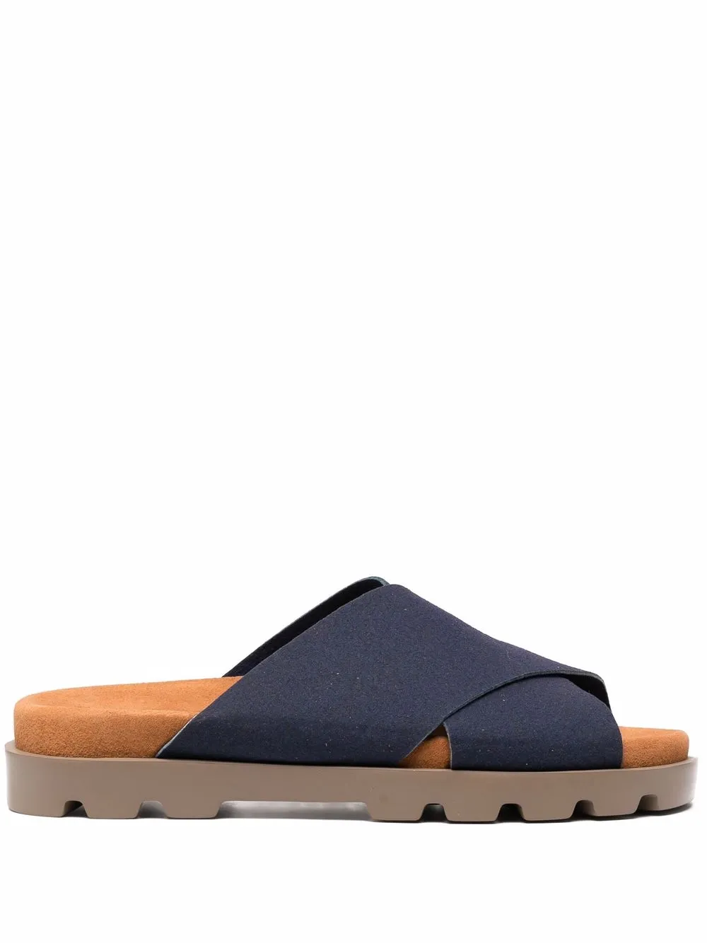 

Camper Brutus cross strap sandals - Blue