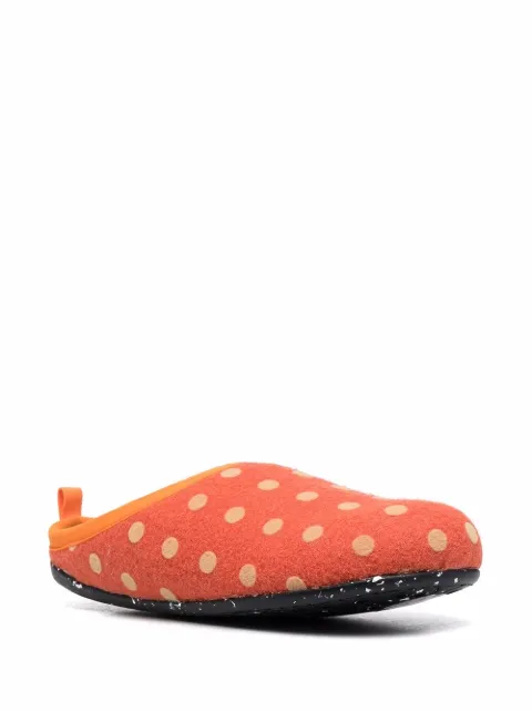 ladies polka dot slippers