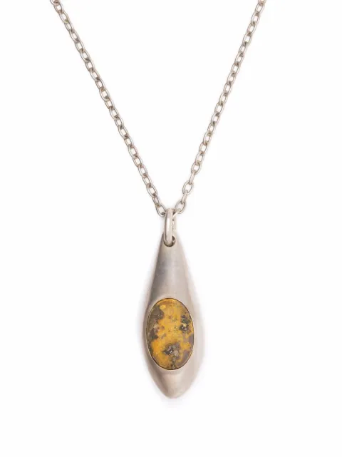 Parts of Four Chrysalis Jasper gemstone necklace