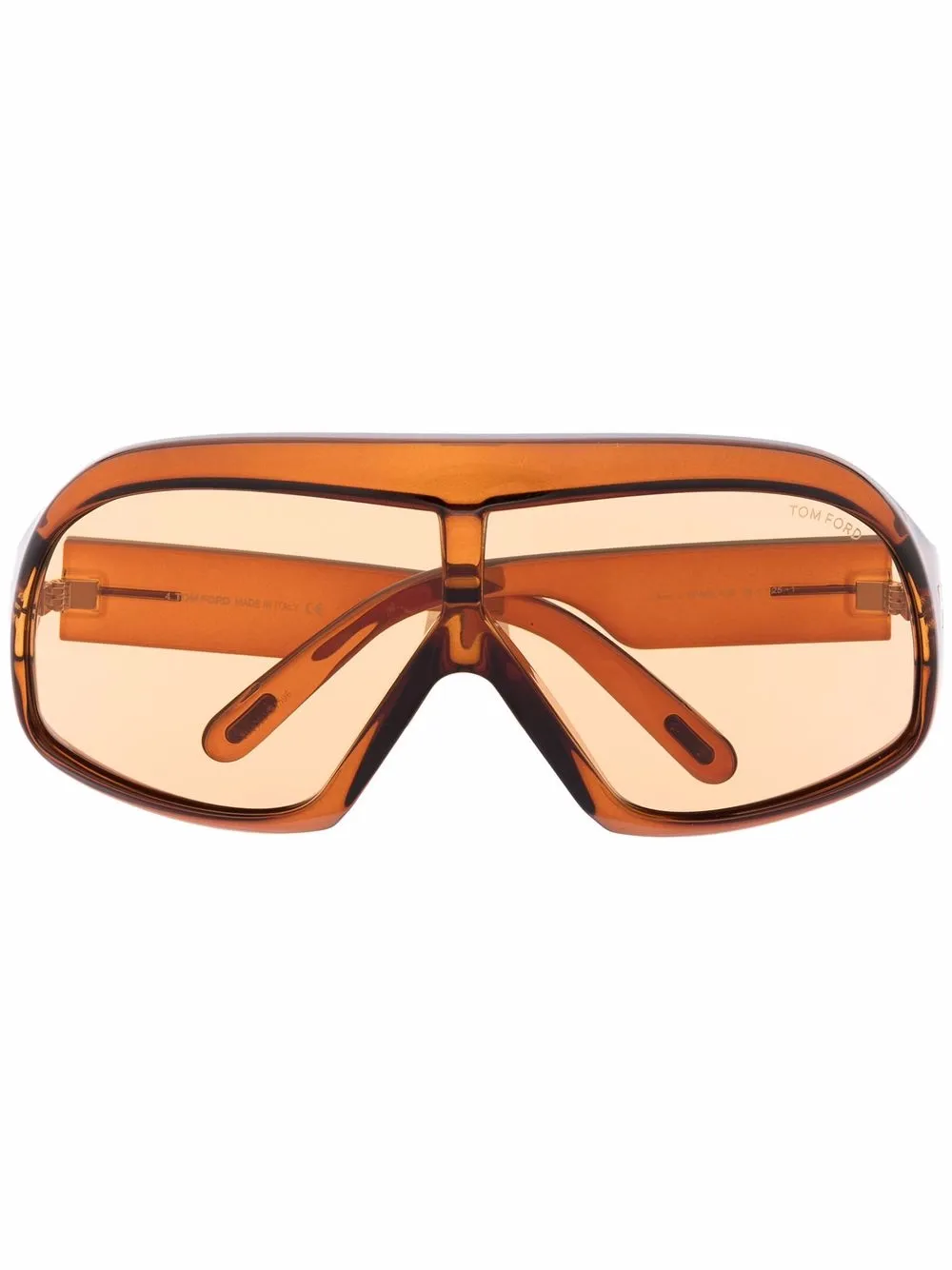 

TOM FORD Eyewear Classius oversize-frame sunglasses - Brown