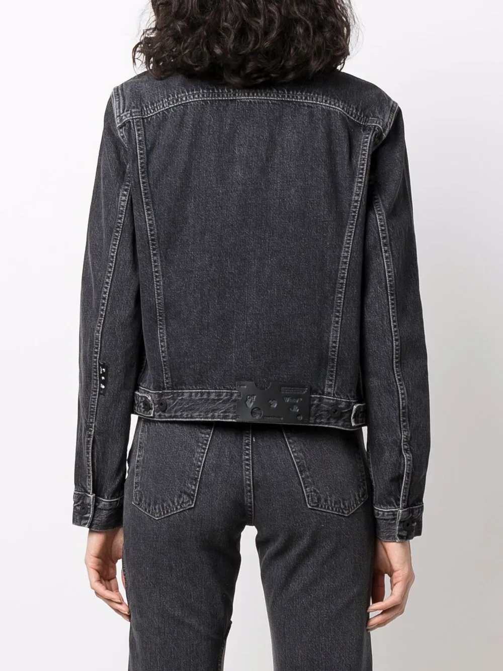 Off-White Meteor denim jacket | Clothing | Image 4