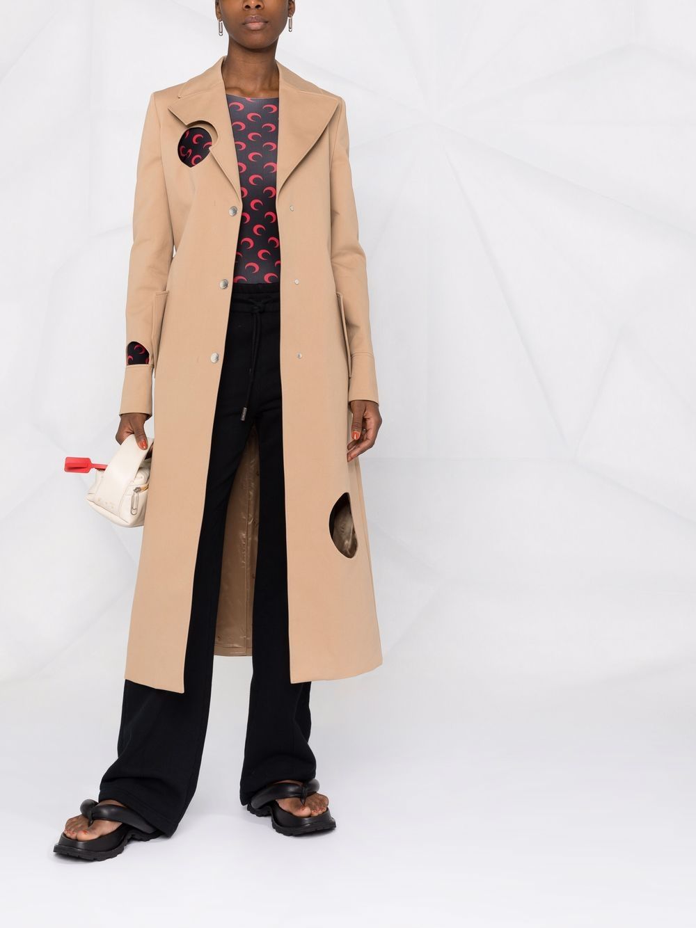 Off-White Meteor Belted Trench Coat - Farfetch